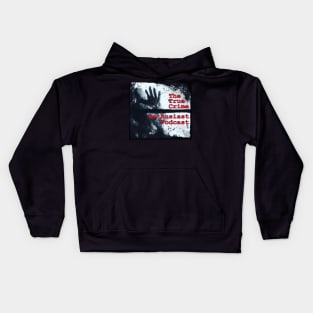 The True Crime Enthusiast Podcast Logo Kids Hoodie